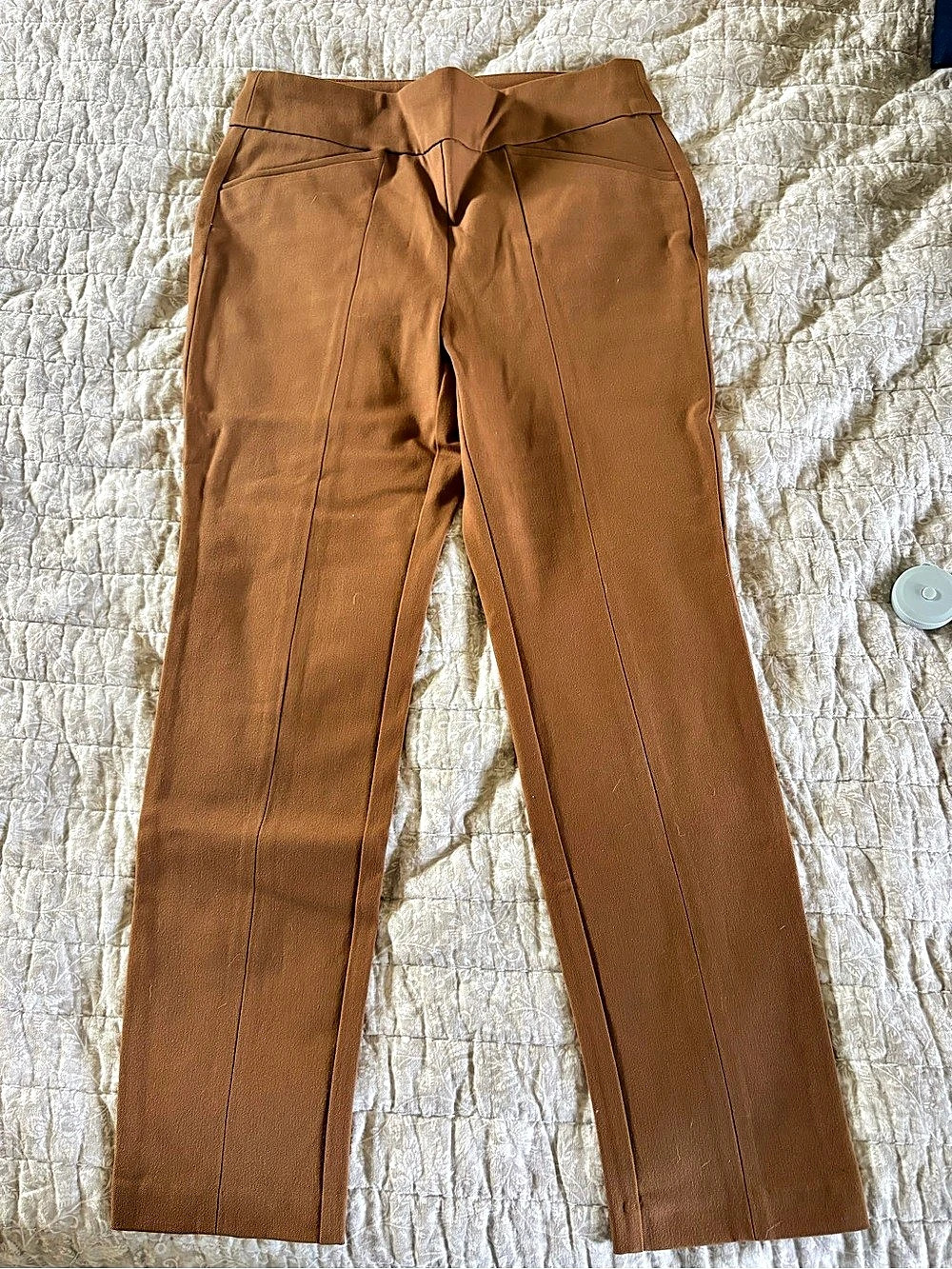 Chico's So Slimming Pants Brown Slim Pants Waist 0.5 Short
